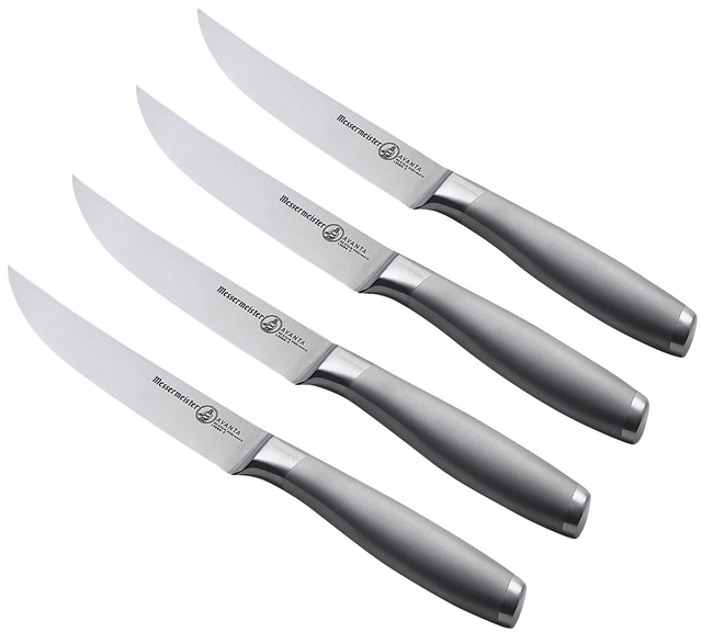 Messermeister Avanta Stainless 4-piece Fine Edge Steak Knife Set 