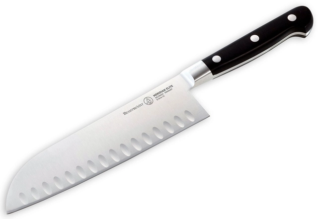 Messermeister Meridian Elite 18 cm Kullenschliff Santoku 