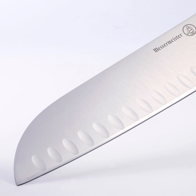 Messermeister Meridian Elite 18 cm Kullenschliff Santoku 